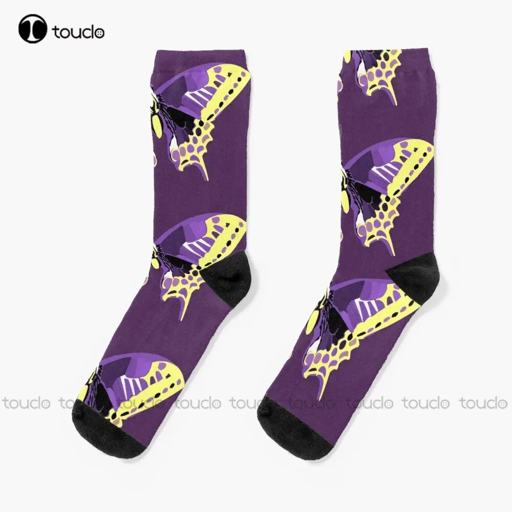 Nonbinary Pride Butterfly Design Socks Cozy Socks Personalized Custom Unisex Adult Teen Youth Socks Custom Gift Streetwear Funny
Nonbinary Pride Butterfly Design Socks Cozy Socks Personalized Custom Unisex Adult Teen Youth Socks Custom Gift Streetwear Funny