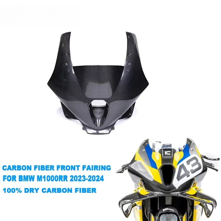 AKOSO Carbon Fiber M1000RR Racing Fairings Motorcycle Front Upper Fairing For M1000RR Racing 2023 2024
AKOSO Carbon Fiber M1000RR Racing Fairings Motorcycle Front Upper Fairing For M1000RR Racing 2023 2024