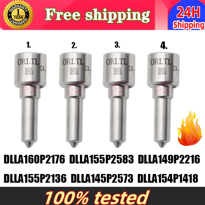 4PCS DLLA160P2176 DLLA155P2583 DLLA149P2216 DLLA155P2136 DLLA145P2573 DLLA154P1418 For Diesel Common Rail Injector Nozzle
4PCS DLLA160P2176 DLLA155P2583 DLLA149P2216 DLLA155P2136 DLLA145P2573 DLLA154P1418 For Diesel Common Rail Injector Nozzle