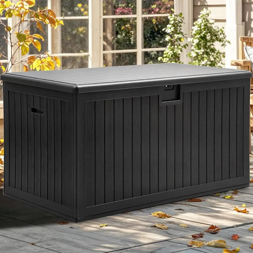 230 Gallon Double-Wall Deck Box with Divider & Side Handles, Outdoor Large Storage or Patio urniture Cushions, Garden Pool Accor
230 Gallon Double-Wall Deck Box with Divider & Side Handles, Outdoor Large Storage or Patio urniture Cushions, Garden Pool Accor