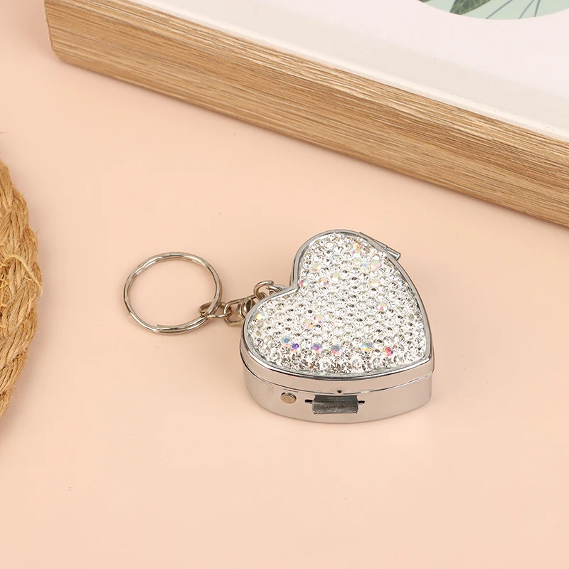 Stainless Steel Mini Pill Box Portable Diamond-Encrusted Love Pill Pill Capsule Small Object Storage And Distribution Box
Stainless Steel Mini Pill Box Portable Diamond-Encrusted Love Pill Pill Capsule Small Object Storage And Distribution Box