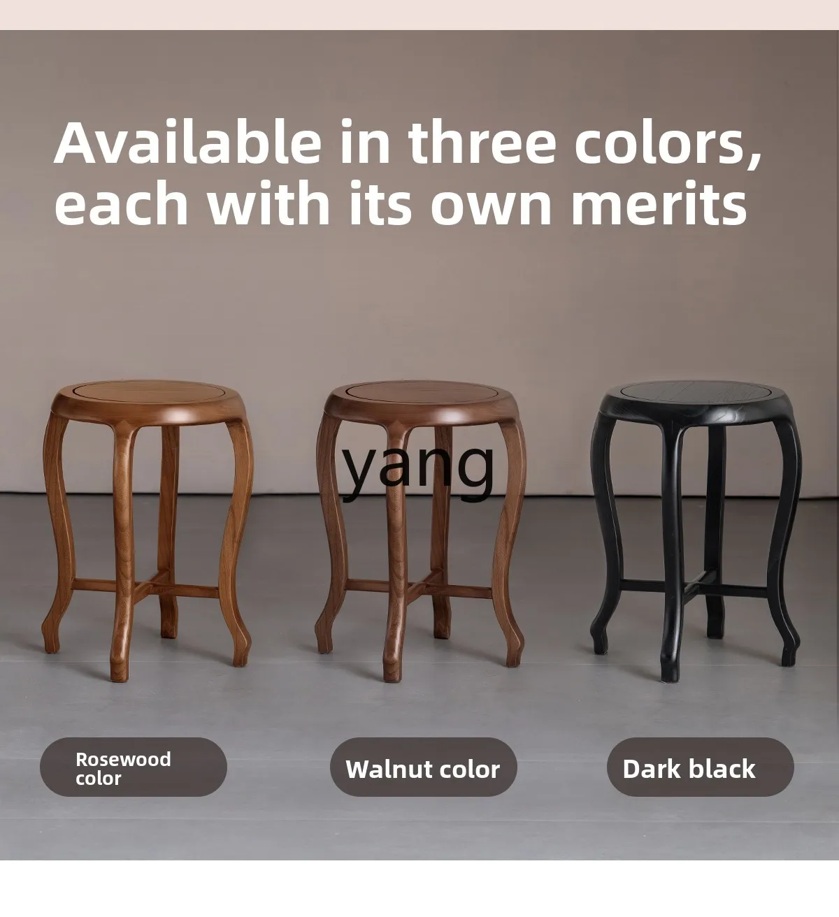LMM New Chinese Style Solid Wood Dining Elm Zen Aesthetic Stool
LMM New Chinese Style Solid Wood Dining Elm Zen Aesthetic Stool
