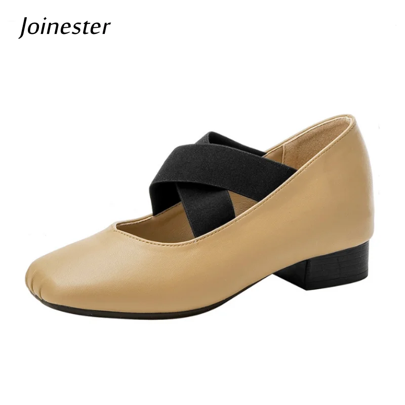 Women's Pure Color Square Toe Cross Tied High Heel Pumps Retro Style Elegant Dance Dress Shoes for Daily Wear
Women's Pure Color Square Toe Cross Tied High Heel Pumps Retro Style Elegant Dance Dress Shoes for Daily Wear