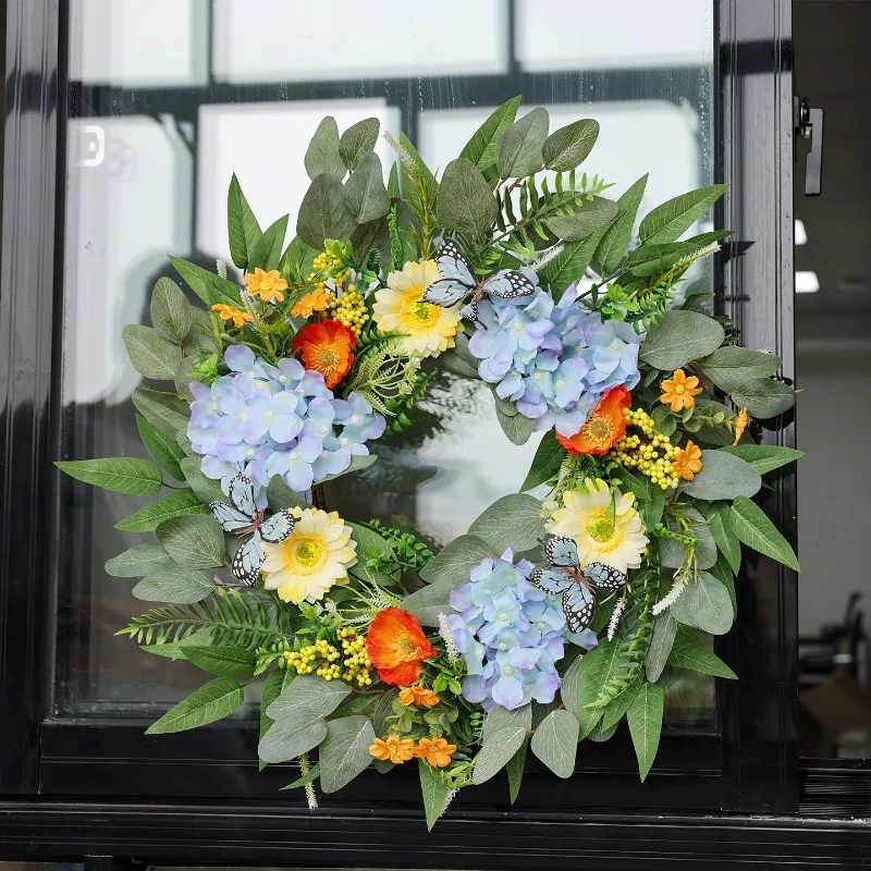 50cm Artificial Embroidered Ball Simulation Eucalyptus Leaf Flower Wreath Window Wedding Home Porch Farmhouse Patio Garden Decor
50cm Artificial Embroidered Ball Simulation Eucalyptus Leaf Flower Wreath Window Wedding Home Porch Farmhouse Patio Garden Decor