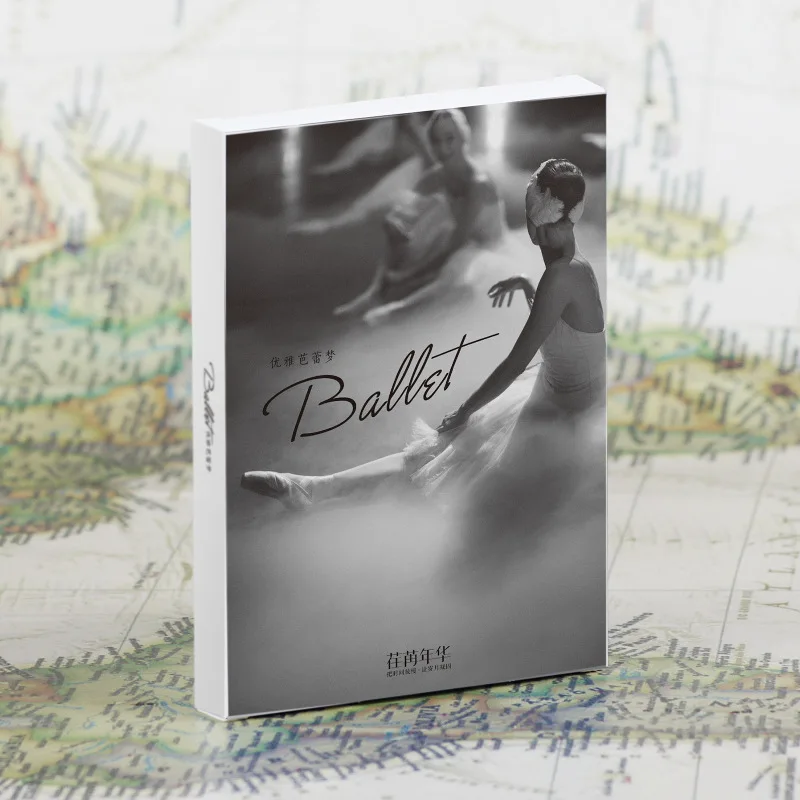 30 Sheets Retro Black & White Ballet Girl Postcards Set Greeting Message Cards for Christmas And New Year Gifts
30 Sheets Retro Black & White Ballet Girl Postcards Set Greeting Message Cards for Christmas And New Year Gifts
