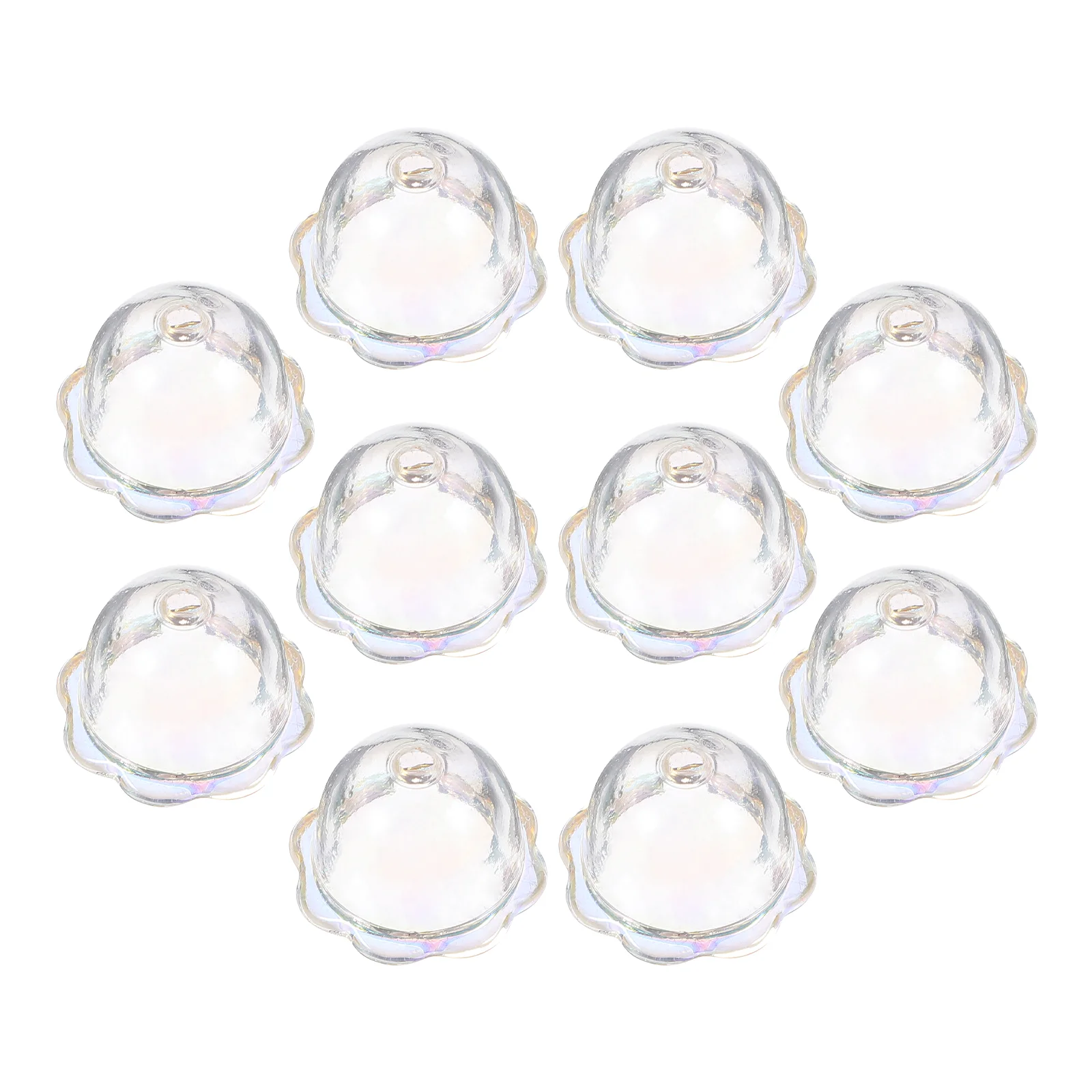 10 Pcs Flower Beads Transparent Wind Chime Jewelry Floral Acrylic Charm for Making
10 Pcs Flower Beads Transparent Wind Chime Jewelry Floral Acrylic Charm for Making