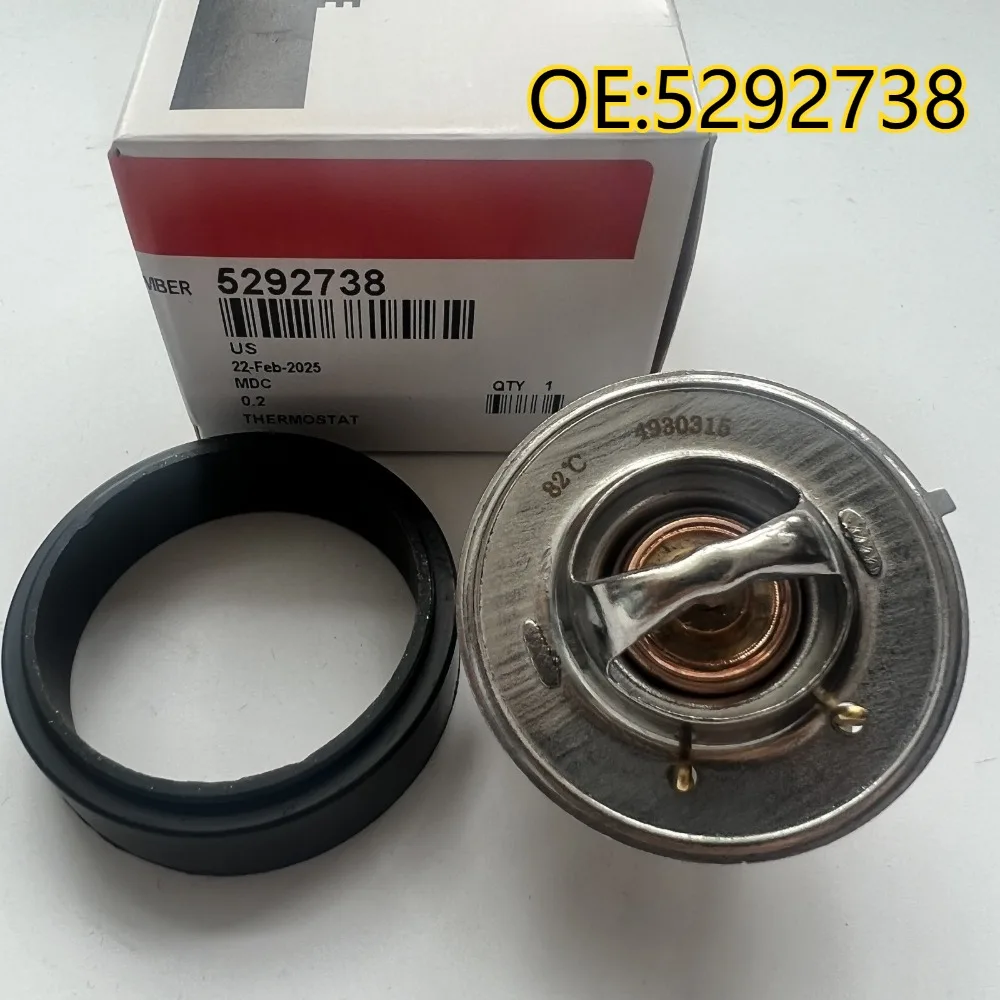 High quality New For 5292738 For Cummins Thermostat Kit Thermostat 3972071 & Therm Cover Gasket
High quality New For 5292738 For Cummins Thermostat Kit Thermostat 3972071 & Therm Cover Gasket