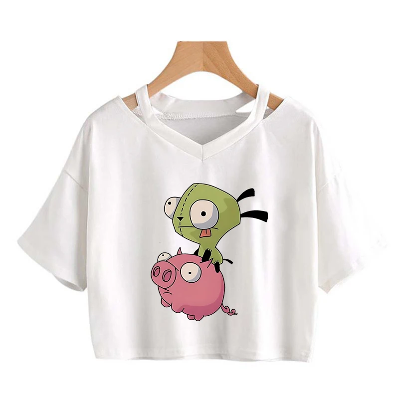 Fashion Creative Cartoon Pattern Printing Women's T-shirt Gothic Y2k Streetwear Kpop Tee Harajuku Aesthetics Versatile Crop Tops
Fashion Creative Cartoon Pattern Printing Women's T-shirt Gothic Y2k Streetwear Kpop Tee Harajuku Aesthetics Versatile Crop Tops