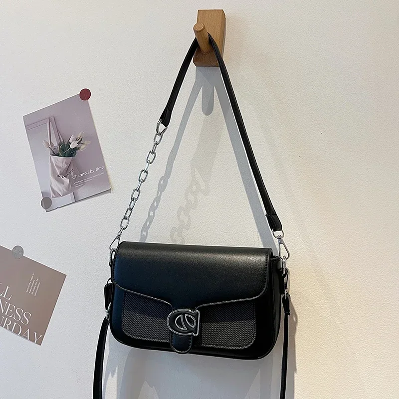 Chic Leather Shoulder Bag for Ladies Designer Crossbody Handbag Women's Tote Purse Elegant Evening Party Luxury Style 
Chic Leather Shoulder Bag for Ladies Designer Crossbody Handbag Women's Tote Purse Elegant Evening Party Luxury Style