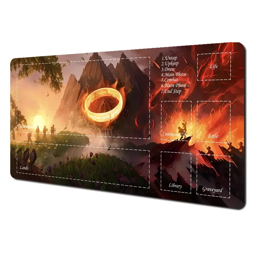 Ring Mouse pad Fantasy-themed TCG gamming playmat game play mat Duel pads Beginner Card Battles Commander Gaming Deskpad
Ring Mouse pad Fantasy-themed TCG gamming playmat game play mat Duel pads Beginner Card Battles Commander Gaming Deskpad