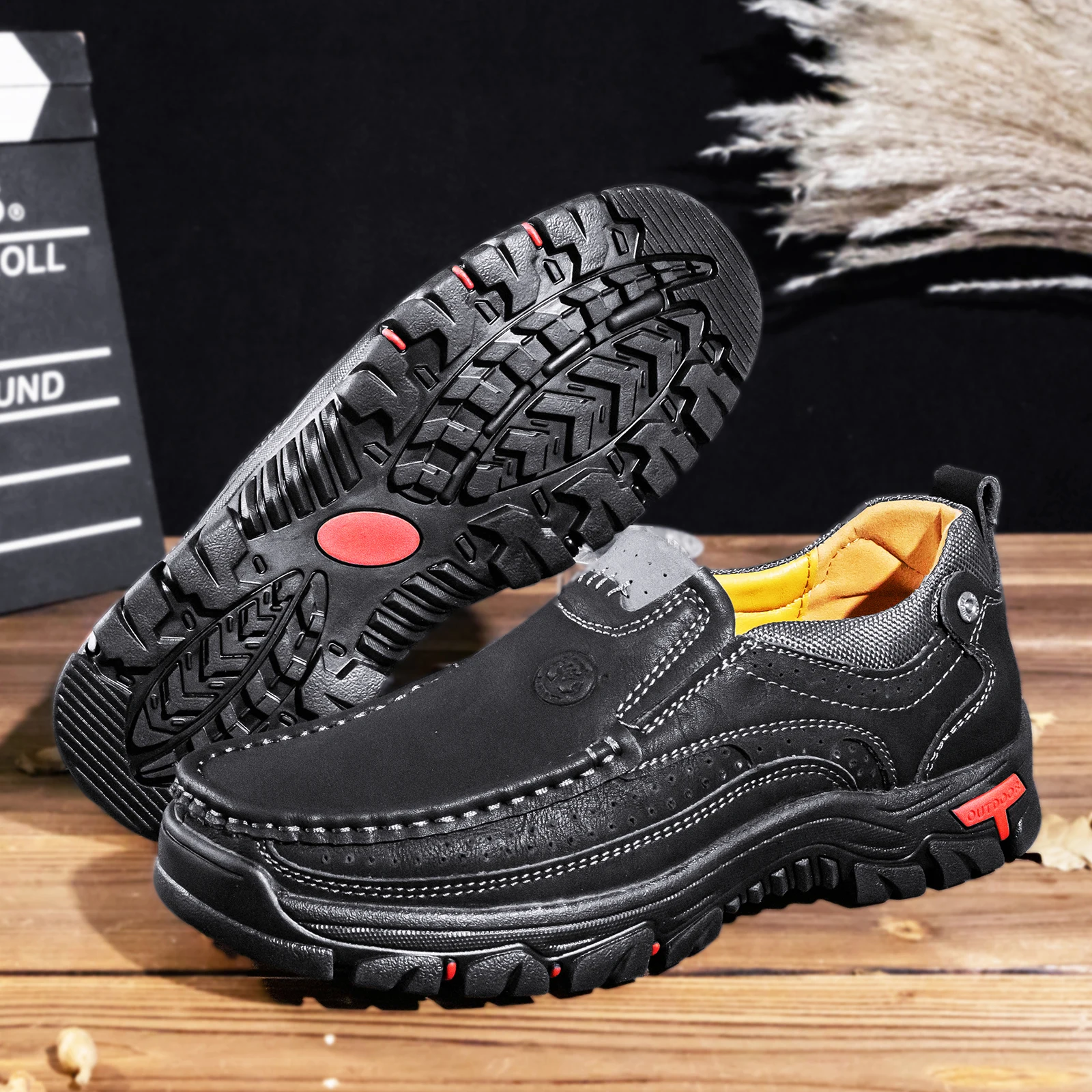 FLYLAND Men's Fashion Vintage Hand Stitching Soft Business Casual Leather Ankle Boots Handmade Shoes
FLYLAND Men's Fashion Vintage Hand Stitching Soft Business Casual Leather Ankle Boots Handmade Shoes