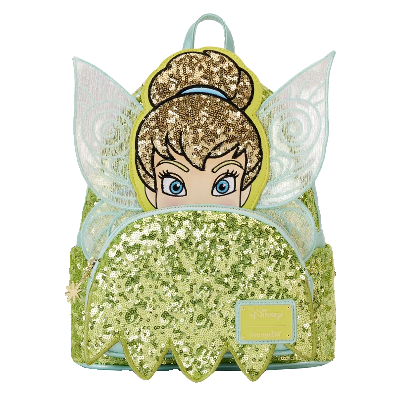 New Loungefly Tinker Bell Sequined Mini Backpack For Girls Casual Backpack Exquisite Fashionable Creative Surprise Birthday Gift
New Loungefly Tinker Bell Sequined Mini Backpack For Girls Casual Backpack Exquisite Fashionable Creative Surprise Birthday Gift