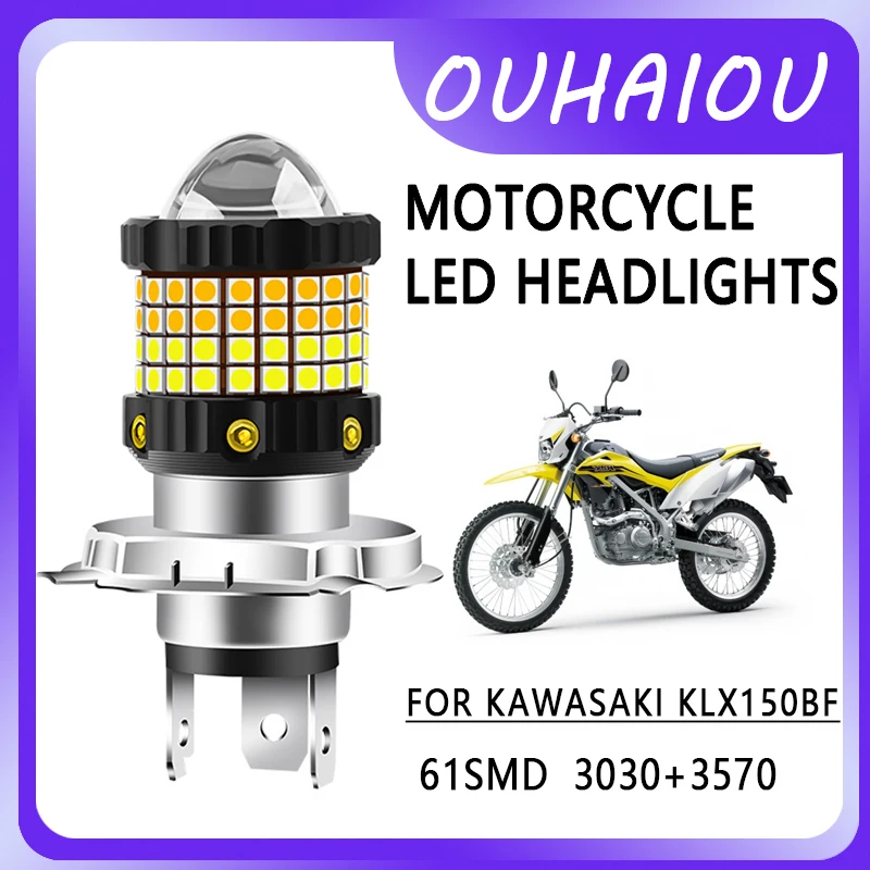 FOR KAWASAKI KLX150BF Motorcycle led headlight headlight H4 yellow white dual color motorcycle headlight 12-80v
FOR KAWASAKI KLX150BF Motorcycle led headlight headlight H4 yellow white dual color motorcycle headlight 12-80v