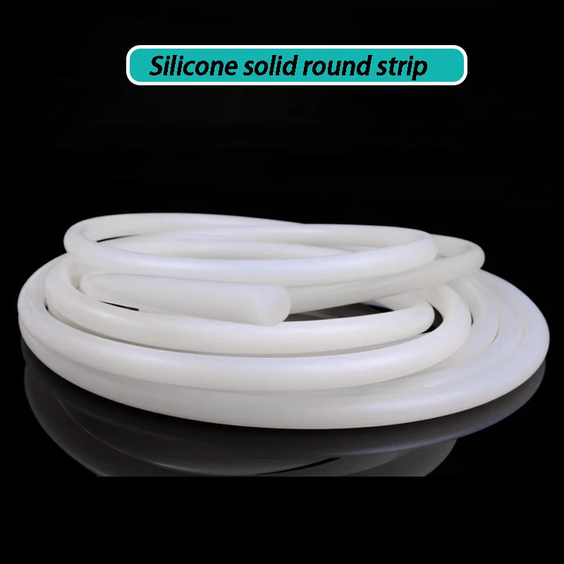 Length 1/5/10M Cylinder Silicone Solid Strip White Solid Round o-Bar Sealing Oil Resistant Diameter 0.8/0.8/1/1.5/2/6/8/10/-30mm
Length 1/5/10M Cylinder Silicone Solid Strip White Solid Round o-Bar Sealing Oil Resistant Diameter 0.8/0.8/1/1.5/2/6/8/10/-30mm