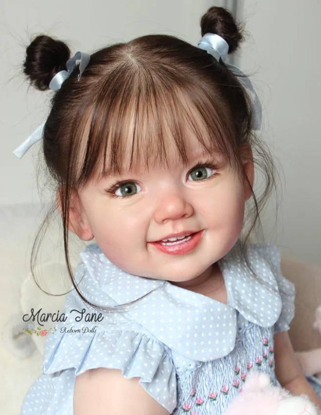 Cammi Reborn Toddler Vinyl Doll Kit by Ping Lau 28"Rooted Hair Visible Veins
Cammi Reborn Toddler Vinyl Doll Kit by Ping Lau 28"Rooted Hair Visible Veins