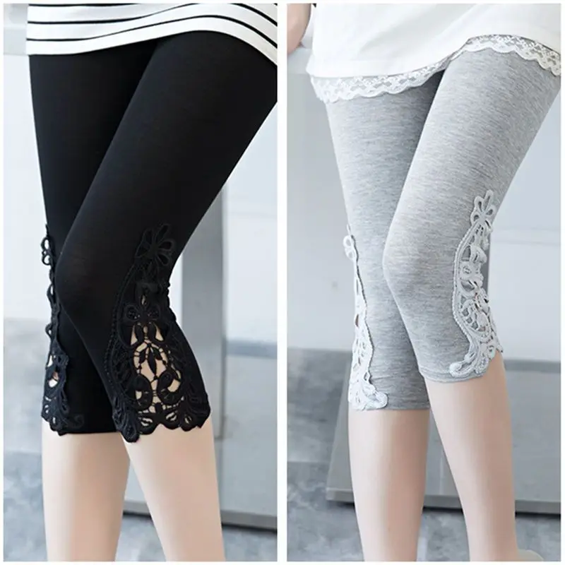 2-Pack Lace Women's Cropped Pants Lace Summer Leggings Breathable Thin Elastic Slim Mid-waist Large Size Medium Pants Gothic
2-Pack Lace Women's Cropped Pants Lace Summer Leggings Breathable Thin Elastic Slim Mid-waist Large Size Medium Pants Gothic