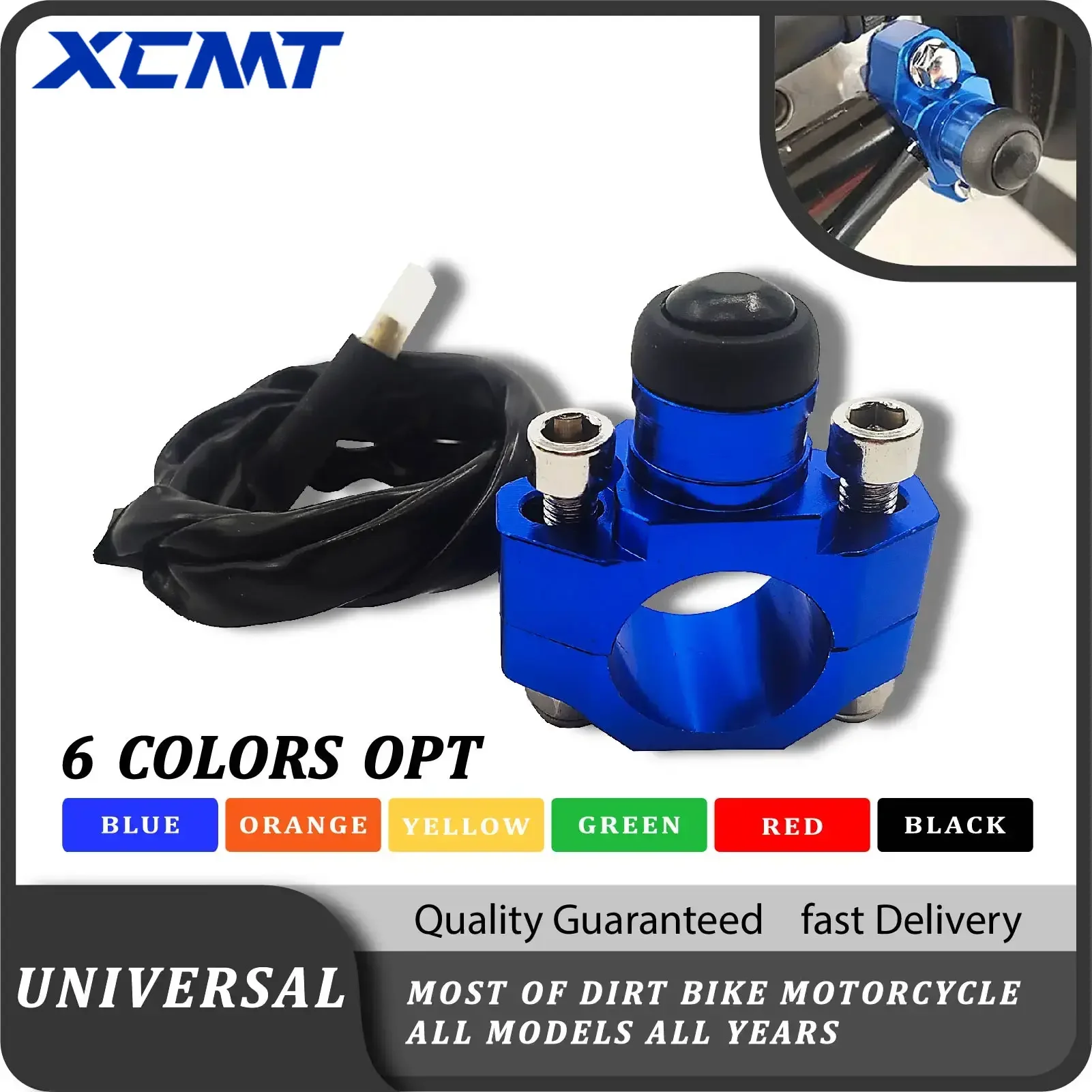 CNC Universal Motorcycle Engine Stop Start Kill Switch Momentary Push Button Switch For Yamaha KTM Kawasaki Honda CRF YZF KXF RM
CNC Universal Motorcycle Engine Stop Start Kill Switch Momentary Push Button Switch For Yamaha KTM Kawasaki Honda CRF YZF KXF RM