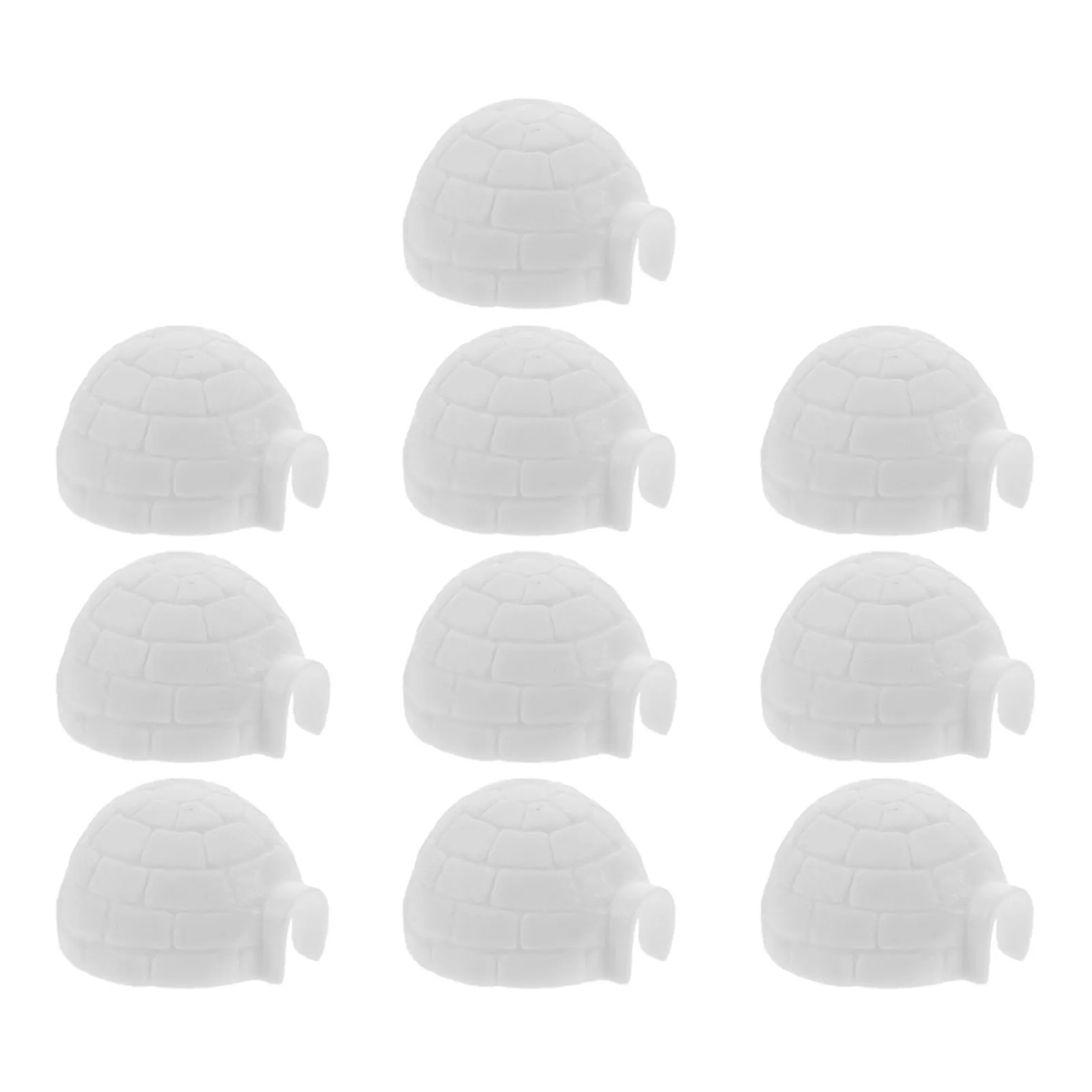 10Pcs Mini Igloo Decor Plastic Indoor Outdoor Desktop Ornament for Home Patio Tabletop Terrarium Succulent Micro Landscape
10Pcs Mini Igloo Decor Plastic Indoor Outdoor Desktop Ornament for Home Patio Tabletop Terrarium Succulent Micro Landscape