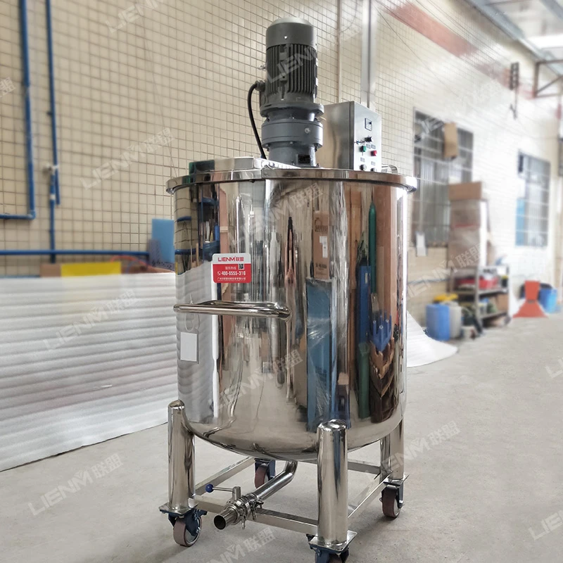 Stainless Steel Liquid Mix Machine Mixing Tanks 500l s Lotion Making Machine Liquid Soap Mixing Machine
Stainless Steel Liquid Mix Machine Mixing Tanks 500l s Lotion Making Machine Liquid Soap Mixing Machine