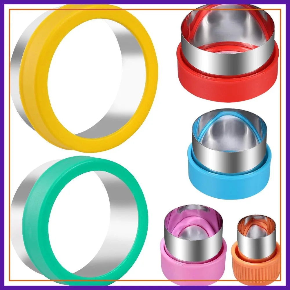 6-Piece Stainless Steel Round Cookie Biscuit Cutter Set, Graduated Circle Pastry Cutters for Donut, Scone, and Cake Ring Molds
6-Piece Stainless Steel Round Cookie Biscuit Cutter Set, Graduated Circle Pastry Cutters for Donut, Scone, and Cake Ring Molds