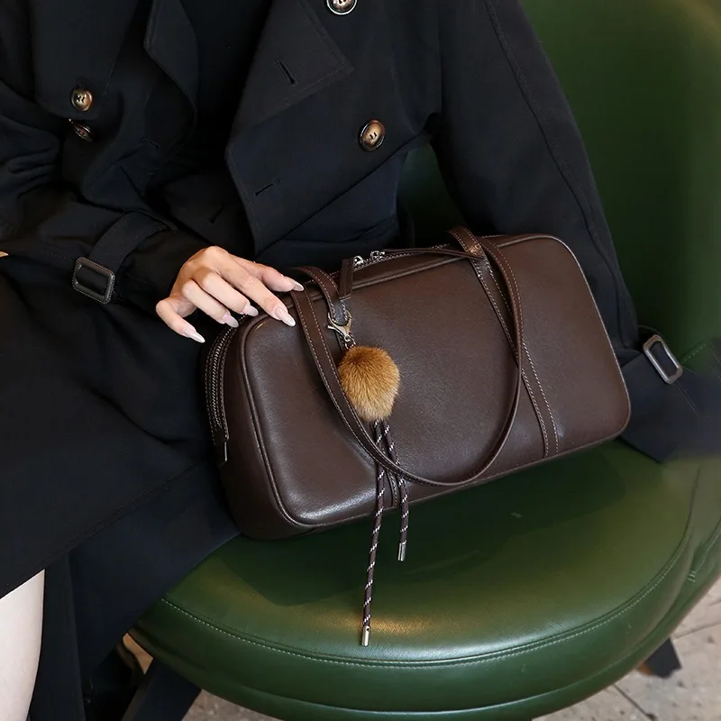 Женская большая сумка из натуральной кожи, новинка 2025, дизайнерская роскошная сумка, модная стильная сумка через плечо через плечо Boston, сумка-подушка для 
Женская большая сумка из натуральной кожи, новинка 2025, дизайнерская роскошная сумка, модная стильная сумка через плечо через плечо Boston, сумка-подушка для