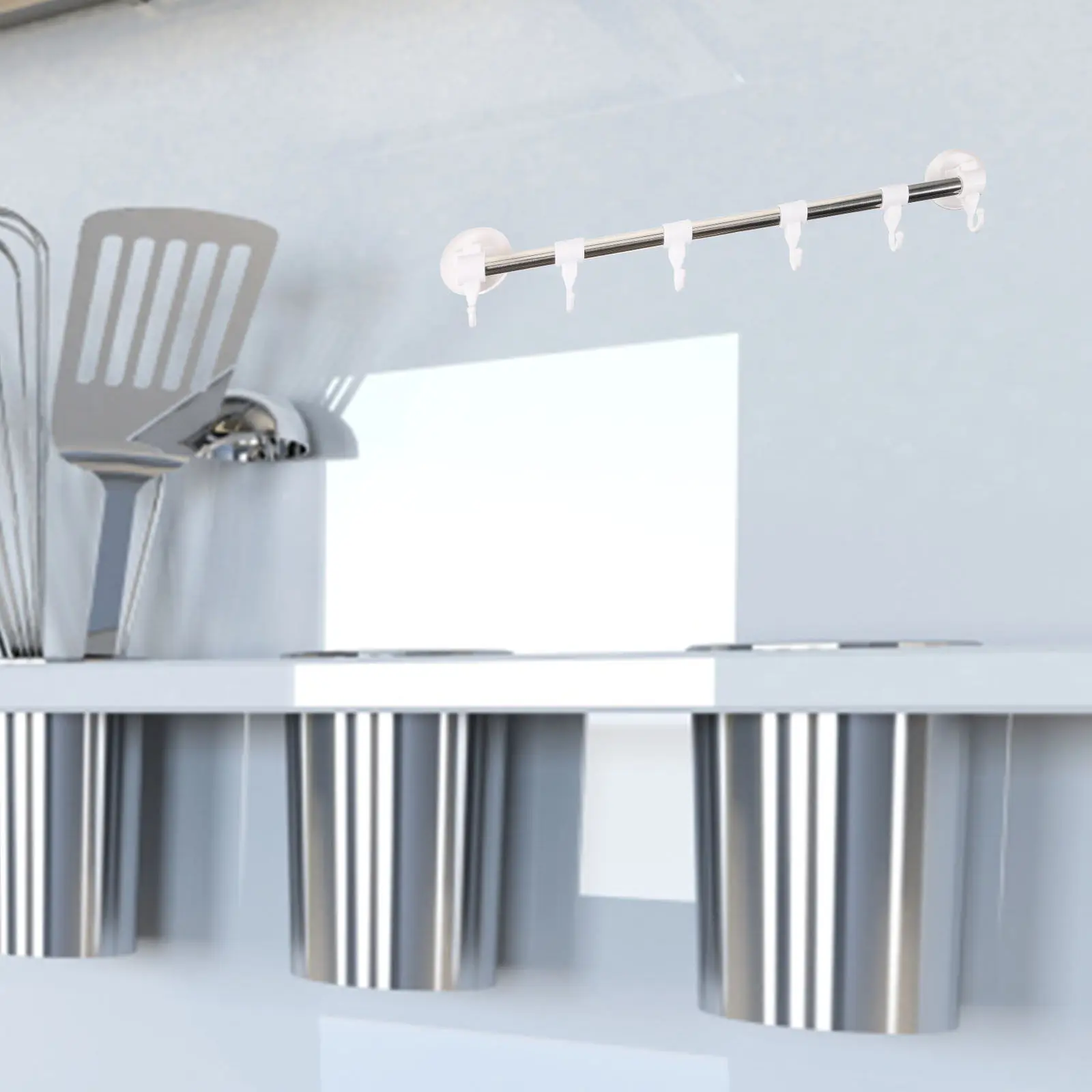 Heavy Duty Suction Cup Towel Rack Stainless Steel 6 Hook Towel Holder for Bathroom Kitchen Space Saving No Damage Wall Hanger
Heavy Duty Suction Cup Towel Rack Stainless Steel 6 Hook Towel Holder for Bathroom Kitchen Space Saving No Damage Wall Hanger