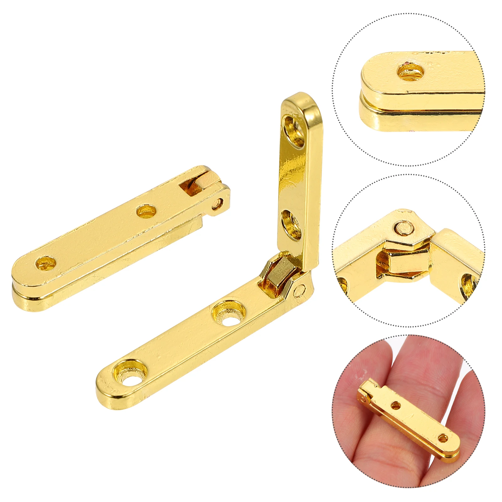 20pcs Zinc Alloy Hinges 90 Degree Foldable Furniture Hardware for Jewelry Box Wooden Chest Miniature Silent Closing Durable
20pcs Zinc Alloy Hinges 90 Degree Foldable Furniture Hardware for Jewelry Box Wooden Chest Miniature Silent Closing Durable
