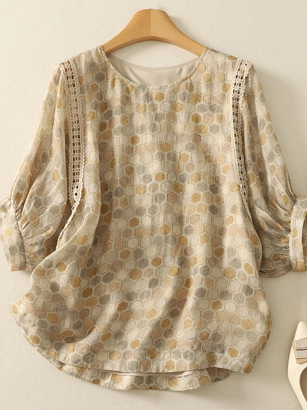 Круглый Ne ort Sve с принтом, дышащий женский топ большого размера, удобный повседневный топ из тонкого хлопка и полиэстера
Круглый Ne ort Sve с принтом, дышащий женский топ большого размера, удобный повседневный топ из тонкого хлопка и полиэстера