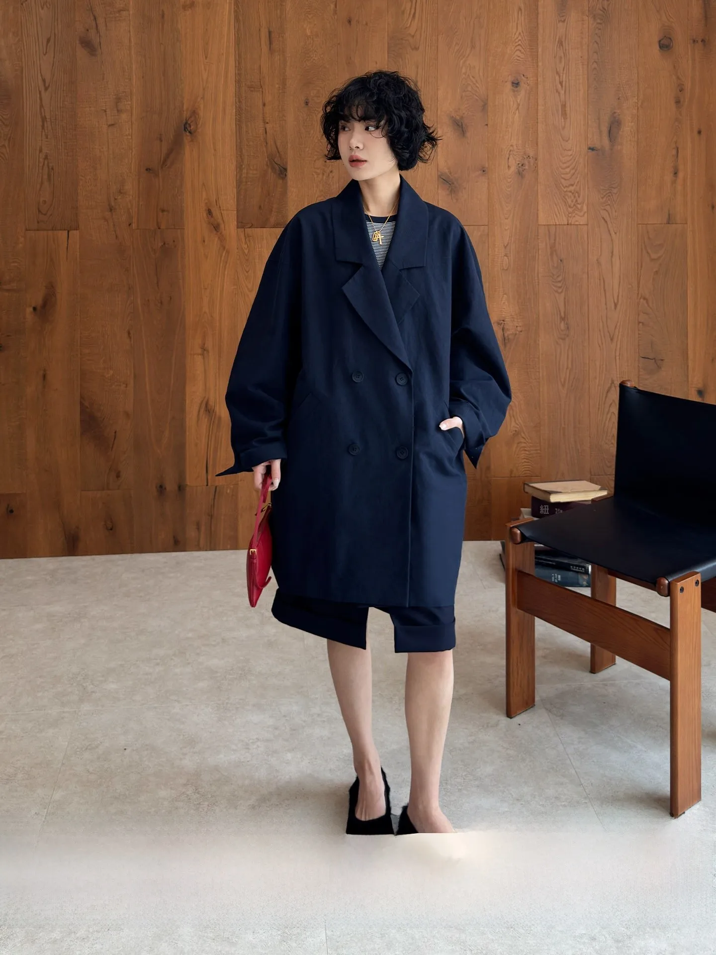 Buuyie Casual Korean Style Women's Suit Jacket 2026 New Fashion Lightweight Luxury Small Size Cotton Blend Long Sleeve Coat
Buuyie Casual Korean Style Women's Suit Jacket 2026 New Fashion Lightweight Luxury Small Size Cotton Blend Long Sleeve Coat