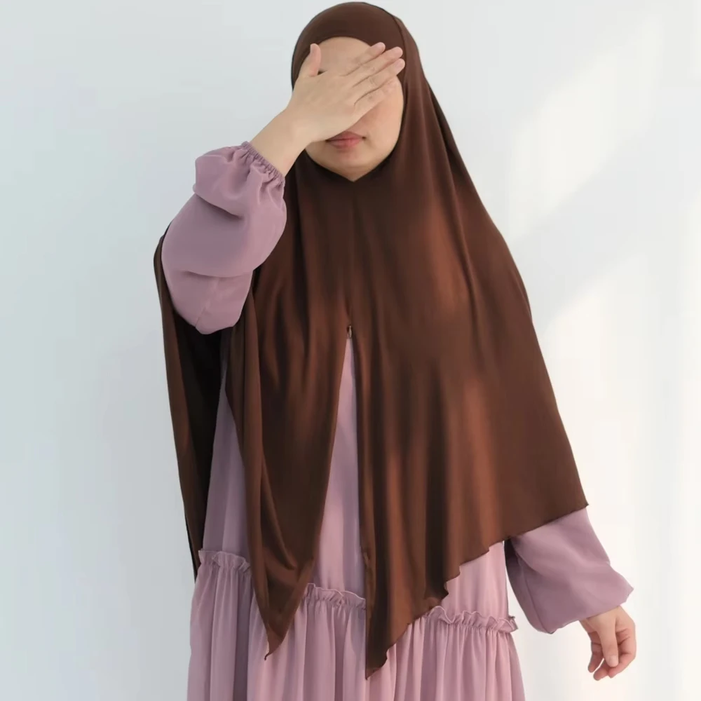 Ramadan Zipper Hijab Muslim Women Headscarf Turban Eid Arabic Head Wrap Islamic Prayer Hijabs Khimar Niqab Nikab Amira Headdress
Ramadan Zipper Hijab Muslim Women Headscarf Turban Eid Arabic Head Wrap Islamic Prayer Hijabs Khimar Niqab Nikab Amira Headdress