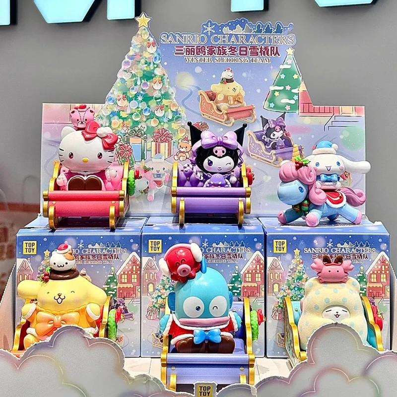 Sanrio Winter Sledding Team Blind Box Kuromi Cinnamoroll Pom Pom Purin Hangyodon Kids Christmas Gifts
Sanrio Winter Sledding Team Blind Box Kuromi Cinnamoroll Pom Pom Purin Hangyodon Kids Christmas Gifts