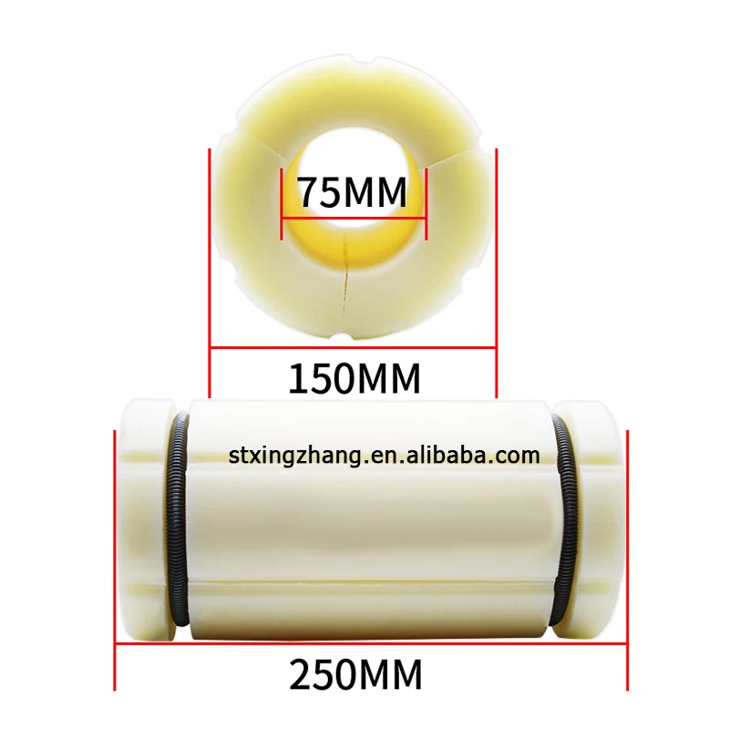 3" to 6" Nylon Chuck For Air Expanding Shaft 250mm Nylon Cover For Laminating Machine Air Shaft Nylon Sleeve 
3" to 6" Nylon Chuck For Air Expanding Shaft 250mm Nylon Cover For Laminating Machine Air Shaft Nylon Sleeve