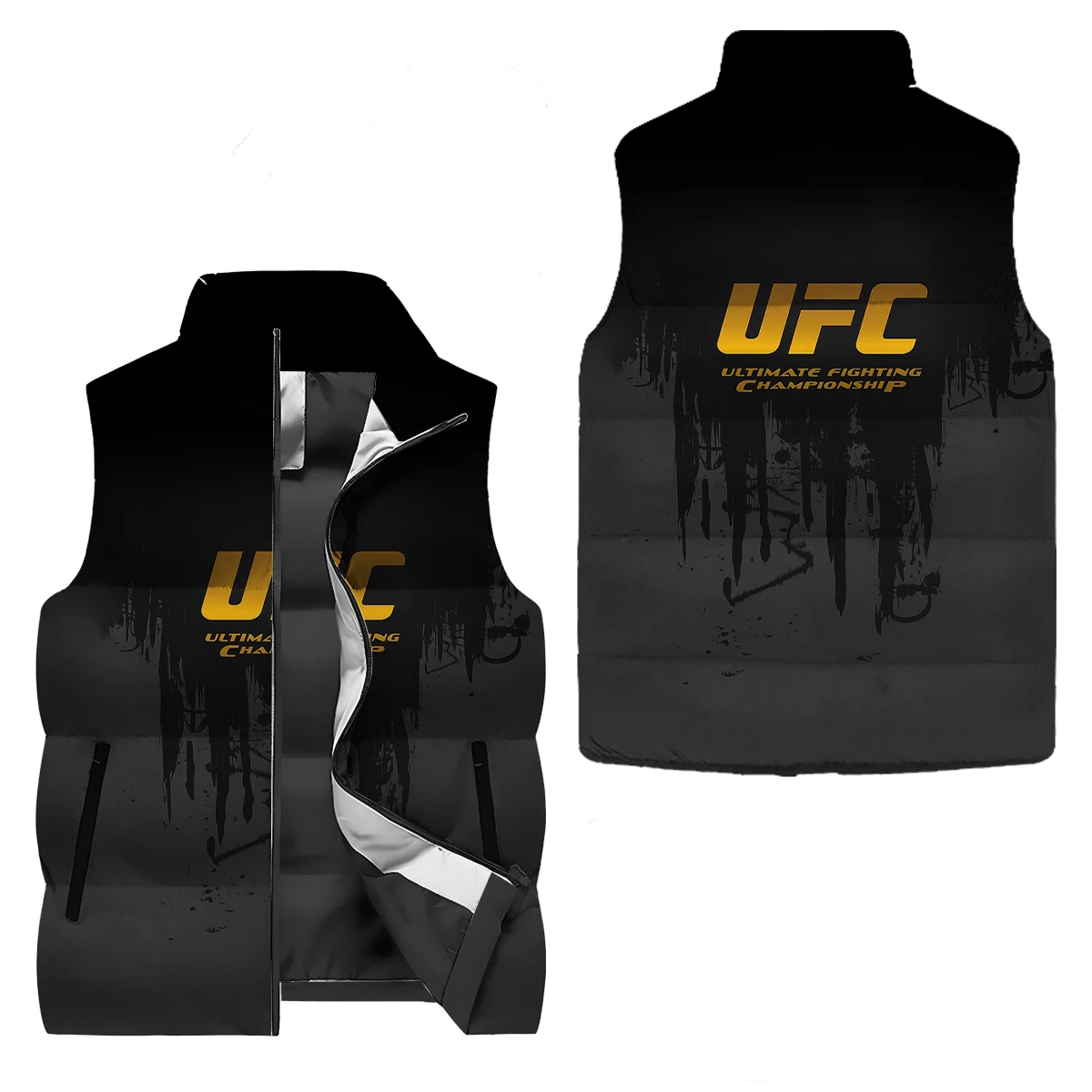 2025 New Men's Zipper Vest Winter Thick and Versatile Trendy Casual Sleeveless Tank Top Men's UFC3D Printed Warm Coat
2025 New Men's Zipper Vest Winter Thick and Versatile Trendy Casual Sleeveless Tank Top Men's UFC3D Printed Warm Coat