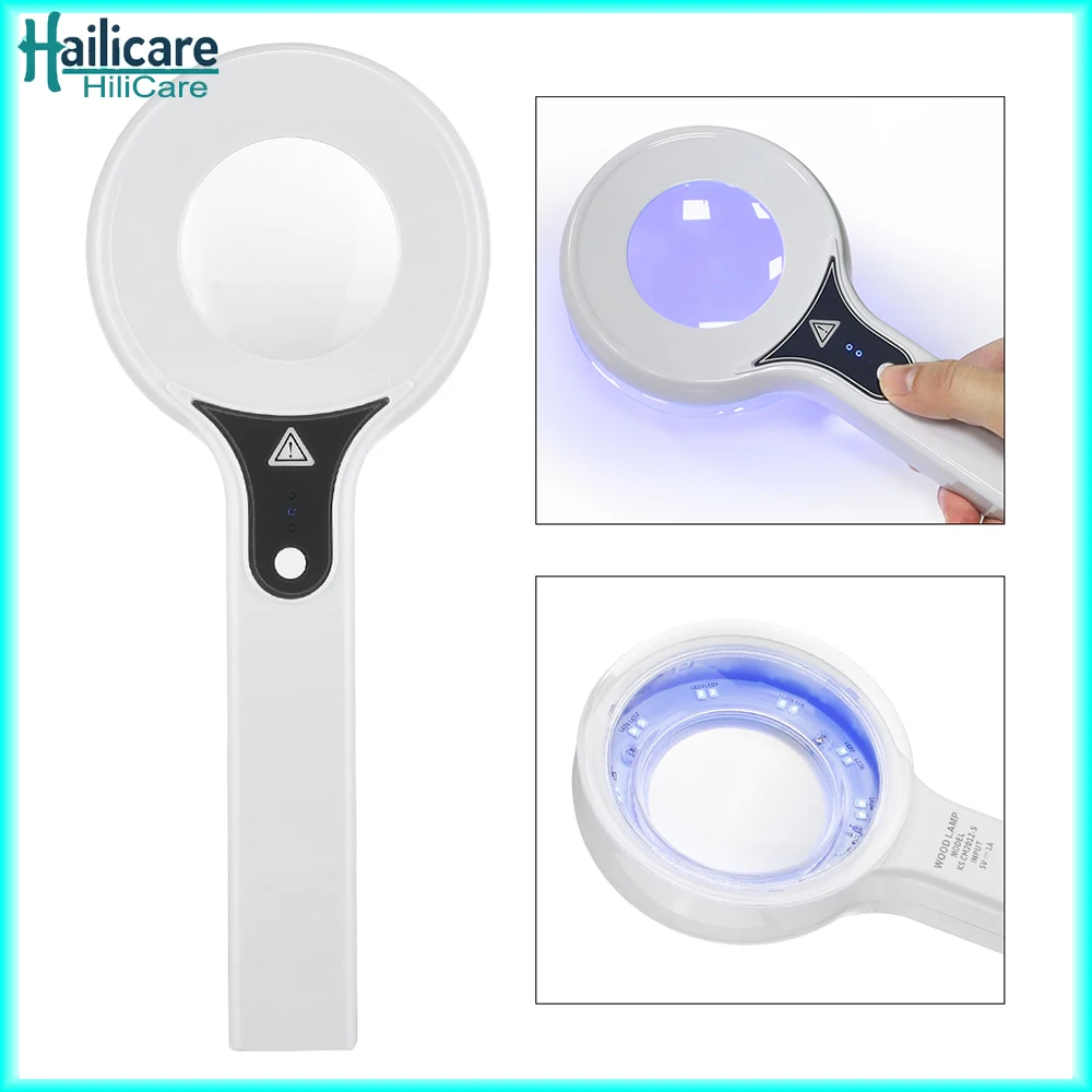 Woods Lamp Skin Analyzer For Skin UV Magnifying For Beauty Facial Testing Wood Lamp Light Skin Analysis Detection Skin Care
Woods Lamp Skin Analyzer For Skin UV Magnifying For Beauty Facial Testing Wood Lamp Light Skin Analysis Detection Skin Care