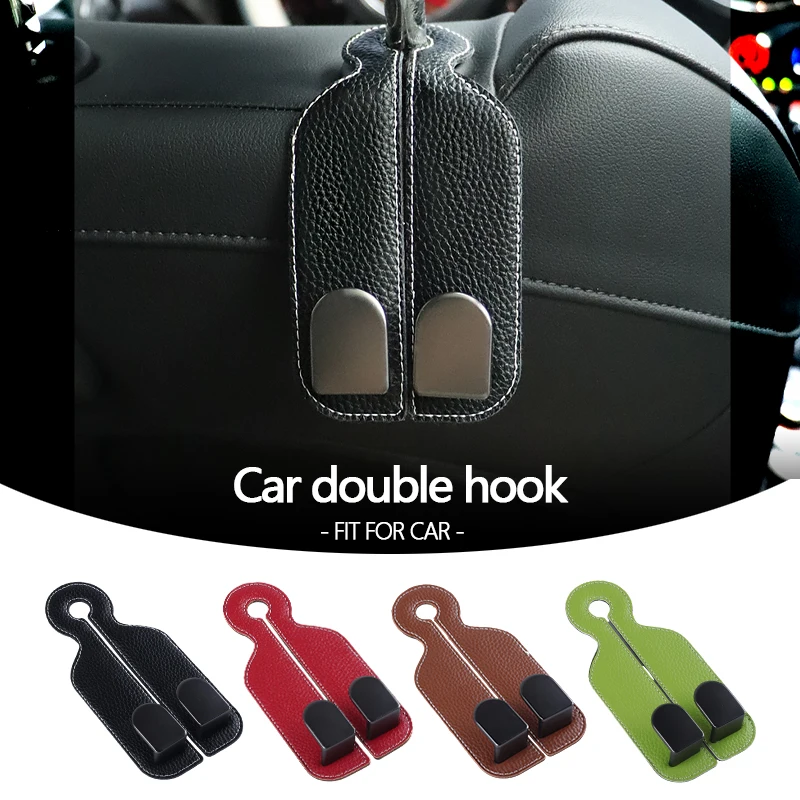 1PC Universal Car 2 in 1 Soft Lychee Pattern Leather Car Seat Back Hook For Bag Backpack Double Hook Car Seat Hanger
1PC Universal Car 2 in 1 Soft Lychee Pattern Leather Car Seat Back Hook For Bag Backpack Double Hook Car Seat Hanger