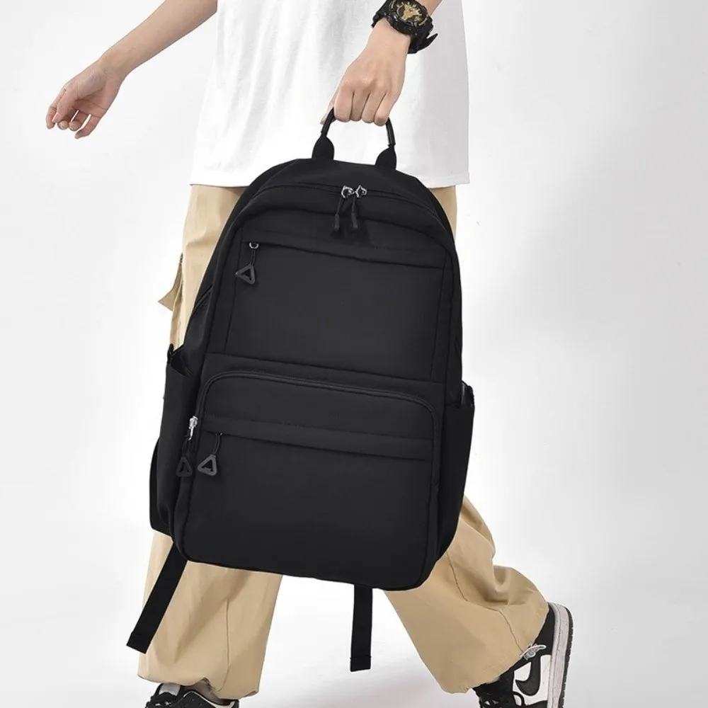 Unisex Solid Color Student Backpack Lightweight Versatile Laptop Backpack Korean style Large Capacity School Bag School Use
Unisex Solid Color Student Backpack Lightweight Versatile Laptop Backpack Korean style Large Capacity School Bag School Use