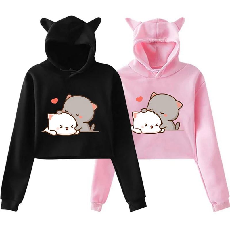 Women's Harajuku Hoodie Cute Cat Print Hoodie Streetwear Tops Y2k Female Sweatshirts
Women's Harajuku Hoodie Cute Cat Print Hoodie Streetwear Tops Y2k Female Sweatshirts
