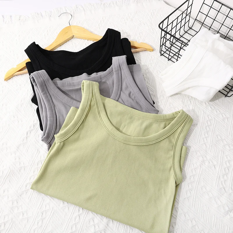 Sexy Women Sleeveless Vest Knitted Summer Solid Color Crop Tops Female Top Breathable Yoga Sports Vests Fashion Casual T-Shirt
Sexy Women Sleeveless Vest Knitted Summer Solid Color Crop Tops Female Top Breathable Yoga Sports Vests Fashion Casual T-Shirt