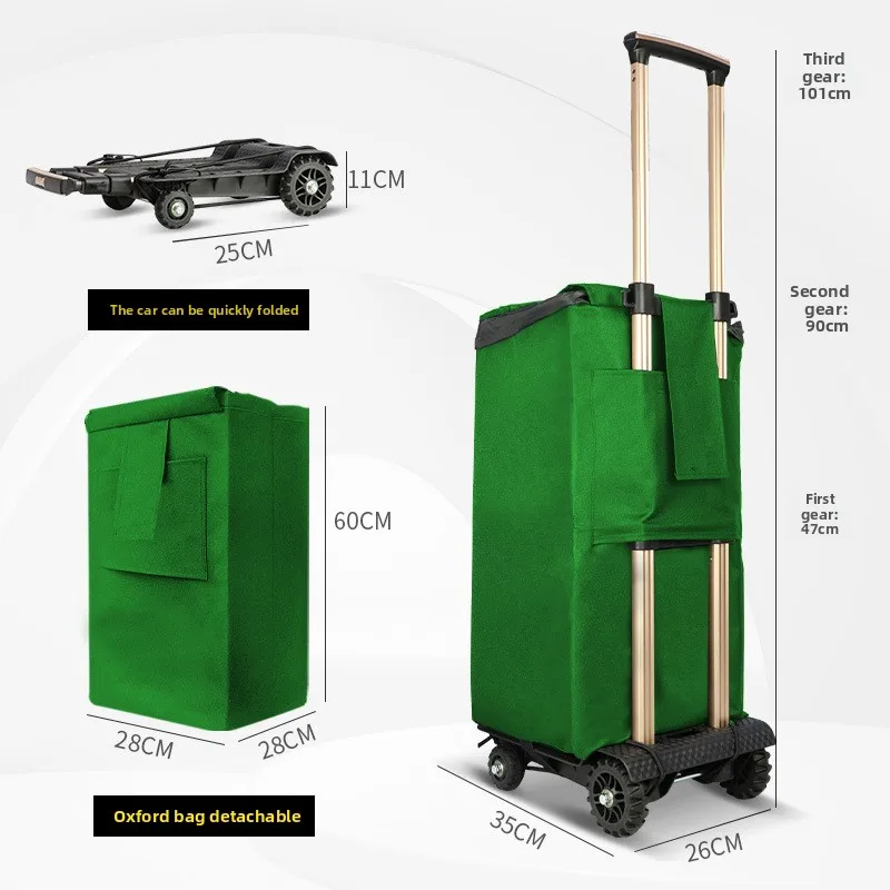 Minimalist Portable shopping cart folding trolley household trolley luggage cart trolley
Minimalist Portable shopping cart folding trolley household trolley luggage cart trolley