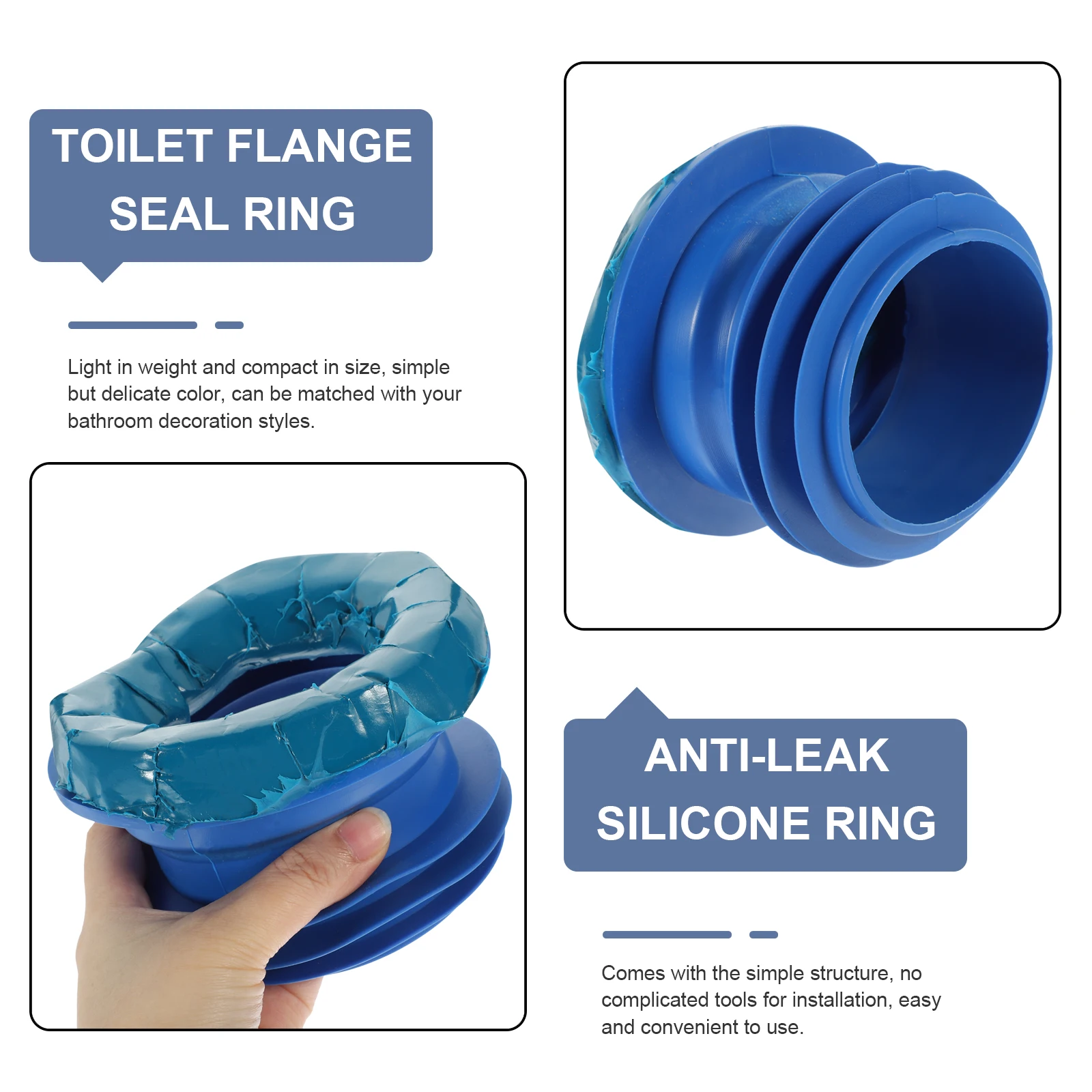 Universal Rubber Gasket Odorproof Leakproof Bathroom Gasket for Drain Floor Seal Easy Installation Lightweight Compact for Bowl
Universal Rubber Gasket Odorproof Leakproof Bathroom Gasket for Drain Floor Seal Easy Installation Lightweight Compact for Bowl