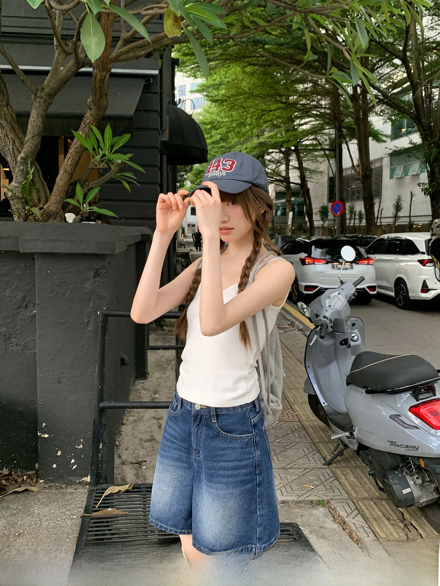 Cool Street Style High Waist Denim Shorts Women's Fashion Washed out Patch Pocket Jeans Spring Summer Straight Leg No Stretch
Cool Street Style High Waist Denim Shorts Women's Fashion Washed out Patch Pocket Jeans Spring Summer Straight Leg No Stretch