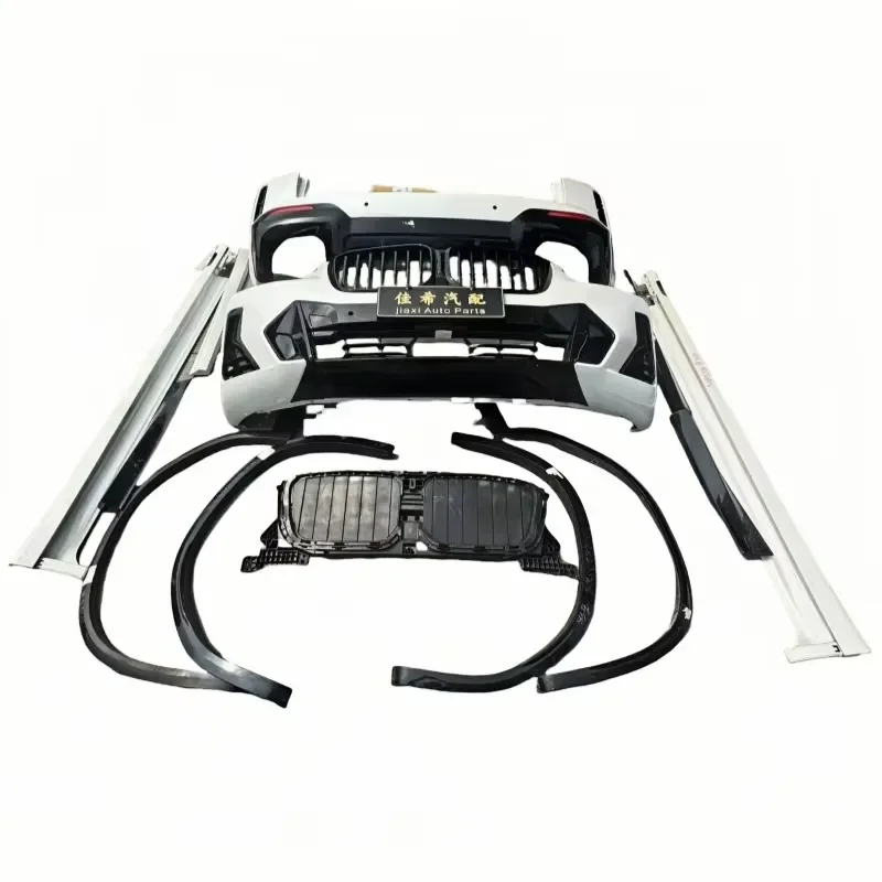 For X3 G01 G08 X4 G02 Body Kit Front and Rear Bumpers with Fog Light Cut Outs for Car Accessories Upgrade and Replacement
For X3 G01 G08 X4 G02 Body Kit Front and Rear Bumpers with Fog Light Cut Outs for Car Accessories Upgrade and Replacement