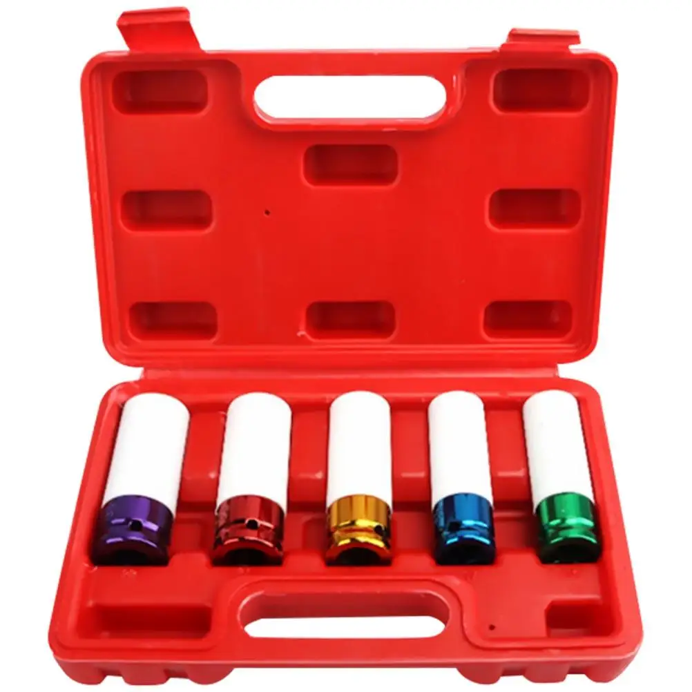 5 Pcs Tire Sleeve Car Screw Accessories Sleeves Replacement Manual Disassembly Tool Hand Wheel Lock
5 Pcs Tire Sleeve Car Screw Accessories Sleeves Replacement Manual Disassembly Tool Hand Wheel Lock