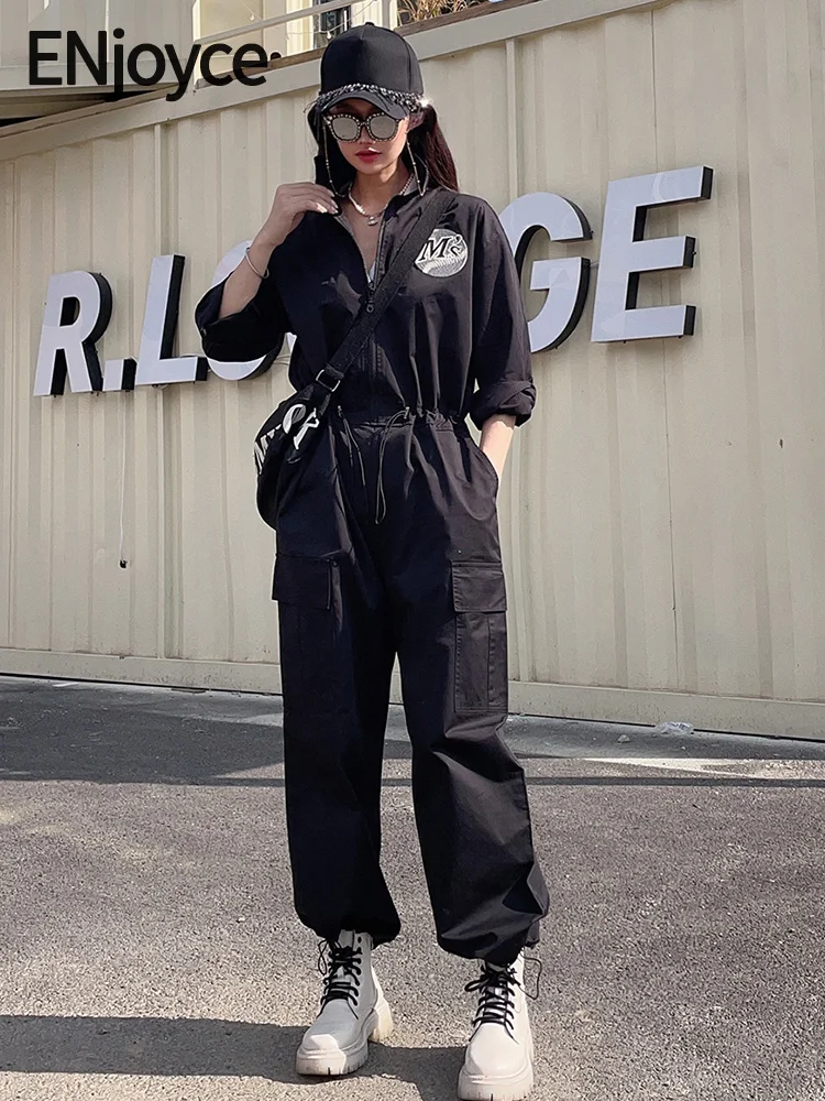 2024 Spring Fall Women Vintage Embroidered Black Jumpsuits Y2K Streetwear Overall Wide Leg Cargo Pants Playsuit Bodysuit
2024 Spring Fall Women Vintage Embroidered Black Jumpsuits Y2K Streetwear Overall Wide Leg Cargo Pants Playsuit Bodysuit