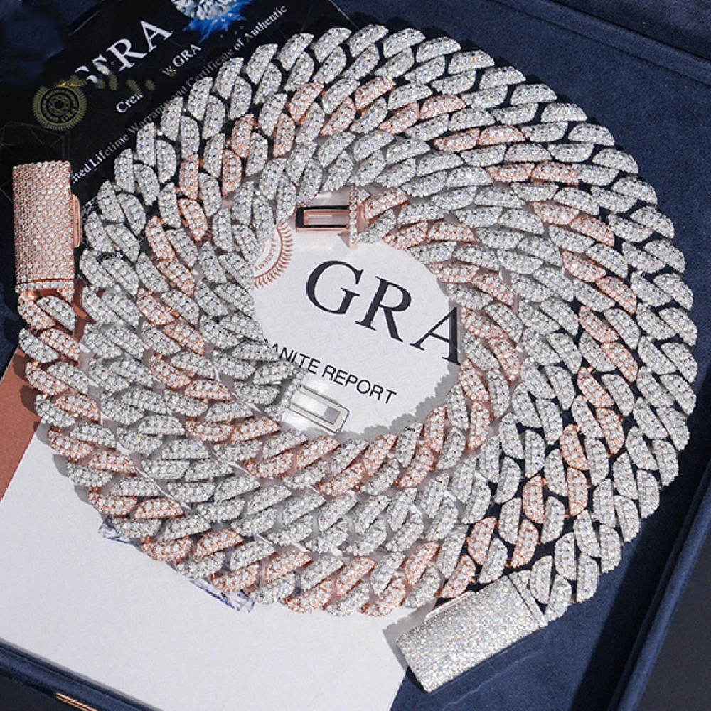 Icedminer 13mm Moissanite Diamonds Cuban Link Chain Iced Out Necklaces For Men Women S925 Silver Choker Pass Tester Hip Hop GRA
Icedminer 13mm Moissanite Diamonds Cuban Link Chain Iced Out Necklaces For Men Women S925 Silver Choker Pass Tester Hip Hop GRA