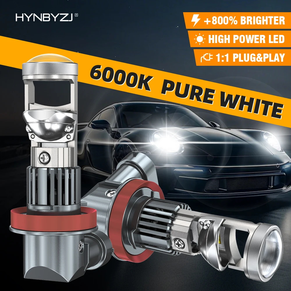 HYNBYZJ 1:1 Wireless H11 Mini LED Projector Lens H7 9005 Canbus Plug&Play H4 Automotive Projector 6000K Led lights for Car
HYNBYZJ 1:1 Wireless H11 Mini LED Projector Lens H7 9005 Canbus Plug&Play H4 Automotive Projector 6000K Led lights for Car