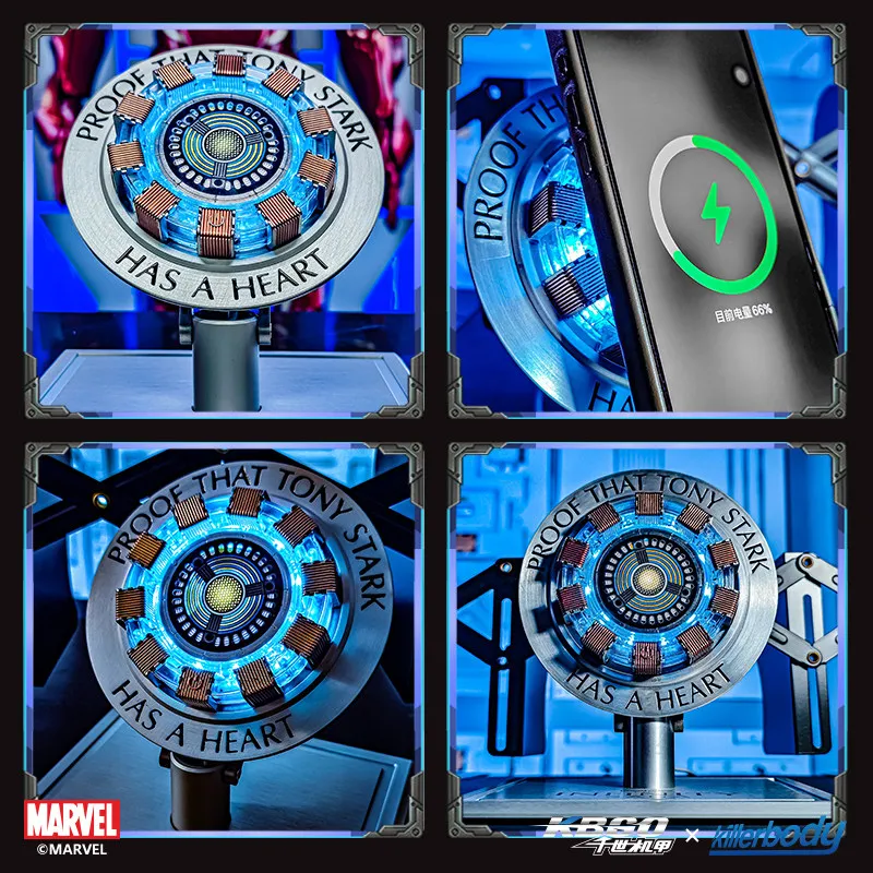 Беспроводное зарядное устройство Marvel Iron Man Arc Reactor с магнитной зарядкой, настольная зарядная станция с металлической основой для смартфонов
Беспроводное зарядное устройство Marvel Iron Man Arc Reactor с магнитной зарядкой, настольная зарядная станция с металлической основой для смартфонов
