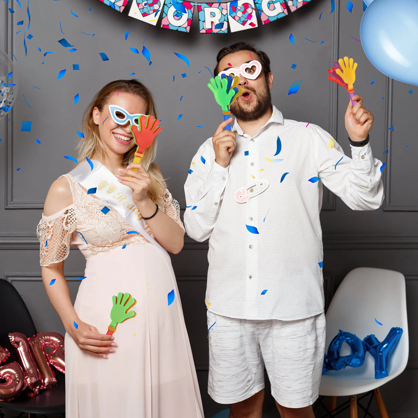 20Pcs Hand Clap Party Props Loud Noise Plastic Clapping Device for Festivals Cheering Entertainment Events Fun
20Pcs Hand Clap Party Props Loud Noise Plastic Clapping Device for Festivals Cheering Entertainment Events Fun