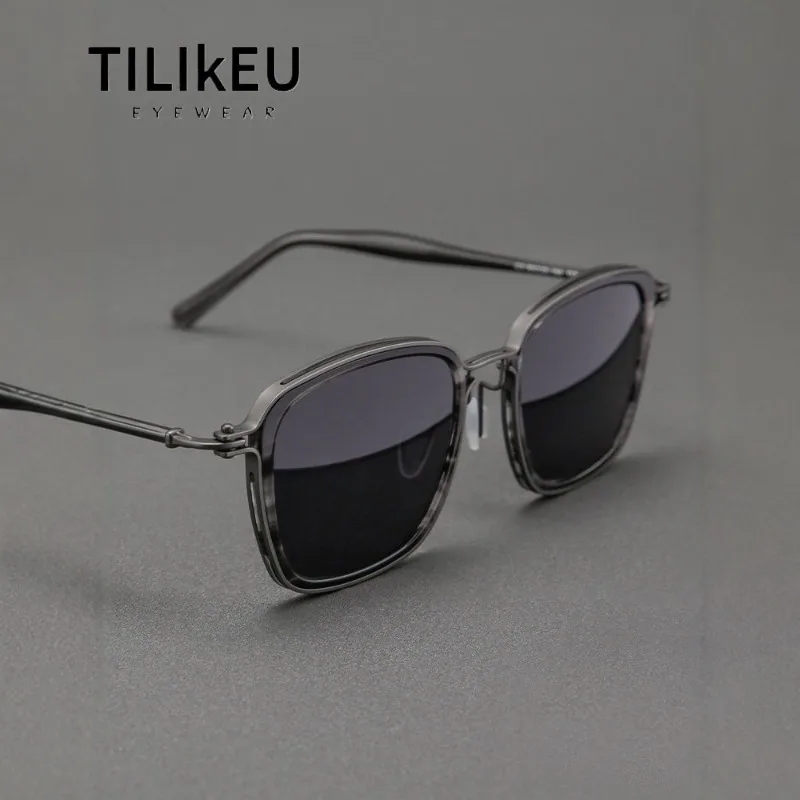 New Pure Titanium Oversized Big Face Men Sunglasses Vintage Square Driving Anti Glare Shades UV400 Polarized Sunglasses for Men
New Pure Titanium Oversized Big Face Men Sunglasses Vintage Square Driving Anti Glare Shades UV400 Polarized Sunglasses for Men