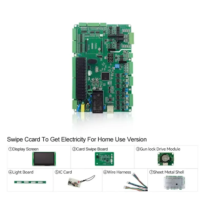 2026 Complete Dual-Gun 120kW DC EV Charger Control Board Kit with 4G, RFID, Touch Screen & Accessories
2026 Complete Dual-Gun 120kW DC EV Charger Control Board Kit with 4G, RFID, Touch Screen & Accessories